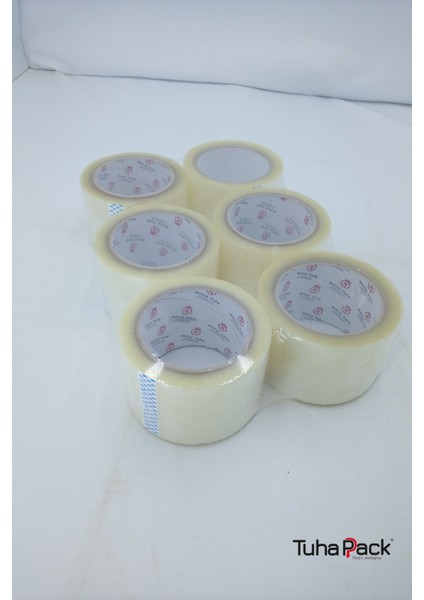 Koli Bandı 70MM x 100M Hotmelt Şeffaf (6 Adet) - Güçlü Yapışkanlı Koli Bandı modelleri