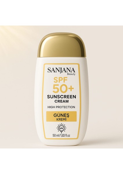 Beauty Spf 50+ Güneş Koruyucu Krem | Yüksek Koruma | Uva/uvb Filtreli, Nemlendirici, Leke Karşıtı Güneş Kremi – 50 ml fiyatları