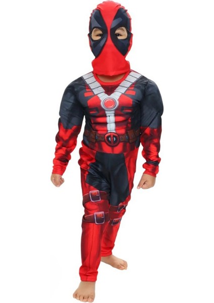 Deadpool Kaslı Çocuk Kostümü fiyatları