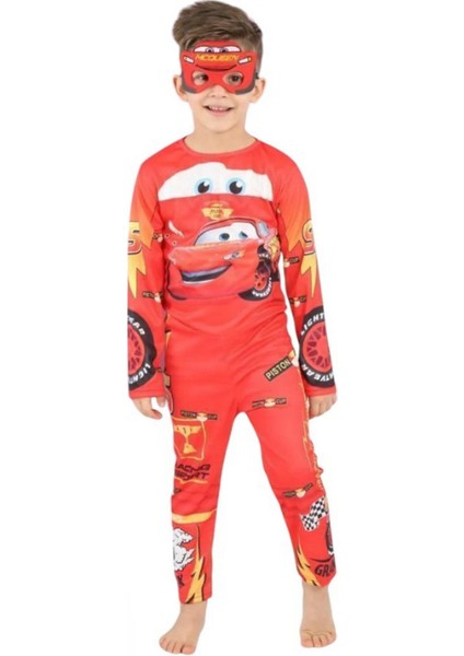 Şimşek Mcqueen Kassız Çocuk Kostümü