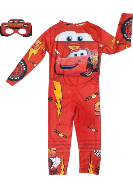Şimşek Mcqueen Kassız Çocuk Kostümü fiyatları