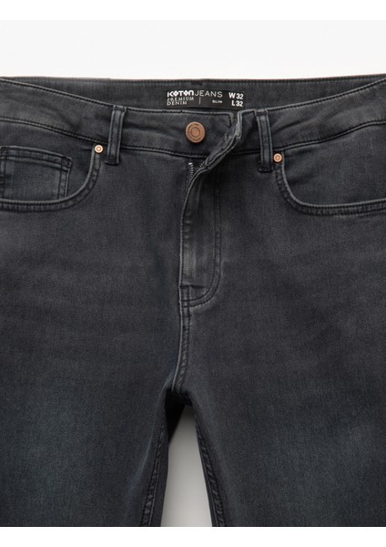 Pamuklu Normal Bel Slim Fit Jean Pantolon - Brad Jean indirimleri