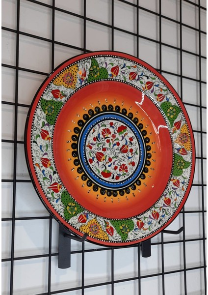 Çini Porselen Lale Motifli 30 cm El Yapımı Tabak fiyatları