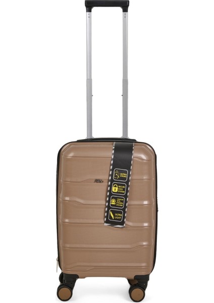 Avvıo Pp Kabin Boy Valiz - Altın - 58X33X23 cm