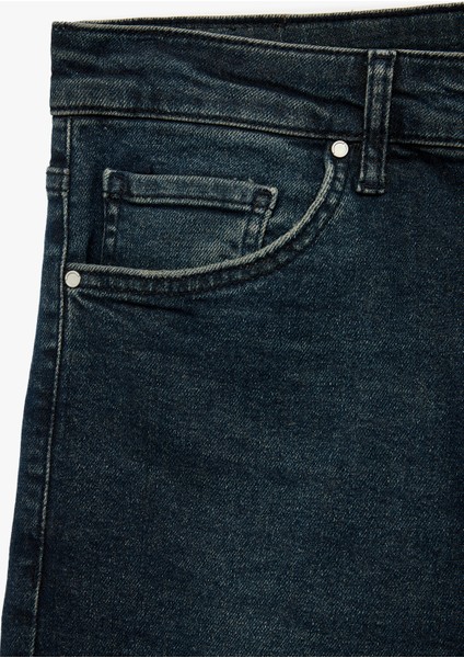Normal Bel Pamuklu Slim Fit Jean Pantolon - Brad Jean modelleri