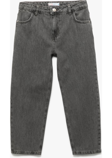 Pamuklu Rahat Kesim Denim Pantolon