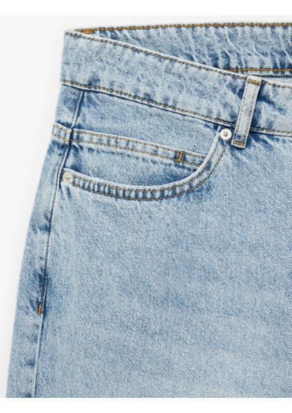 Normal Bel Pamuklu Tapered Fit Jean Pantolon - Joe Jean