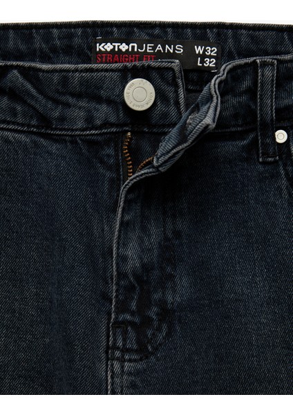 Normal Bel Straight Fit Jean Pantolon - Mark Jean fırsatları