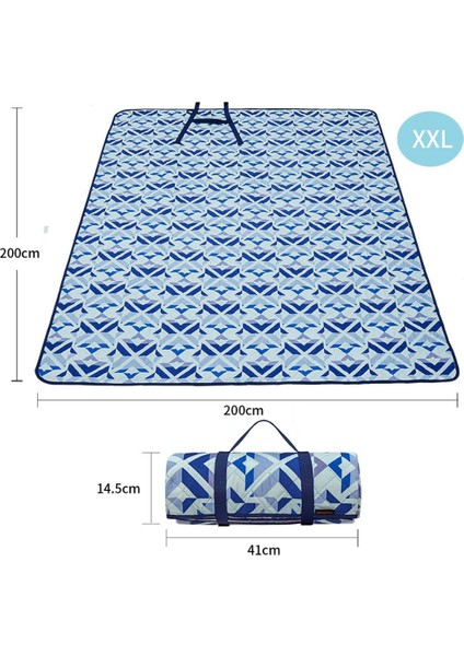 Kingcamp Ariel Xxl Premium Piknik Örtüsü Blue
