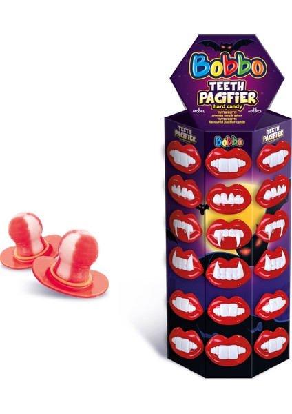 Dracula Teeth Pacifier Candy (14 Gr) - 1 Adet