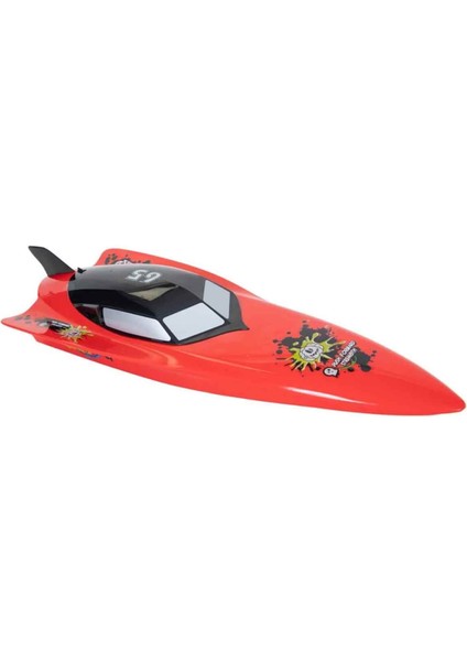Motorlu USB Şarjlı Uzaktan Kumandalı Yarış Teknesi 74 cm - Kırmızı fiyatları