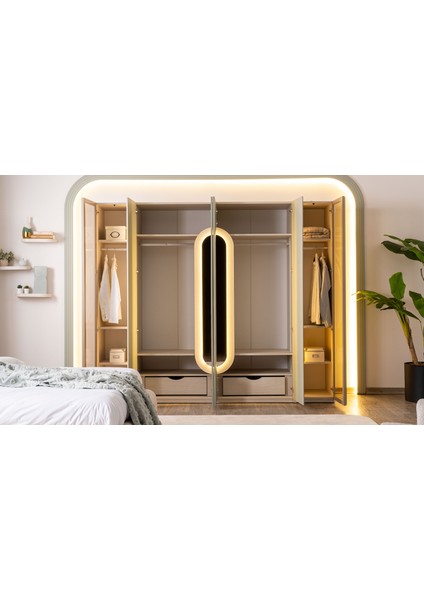 Denrose 6 Kapılı Gardrop fırsatları