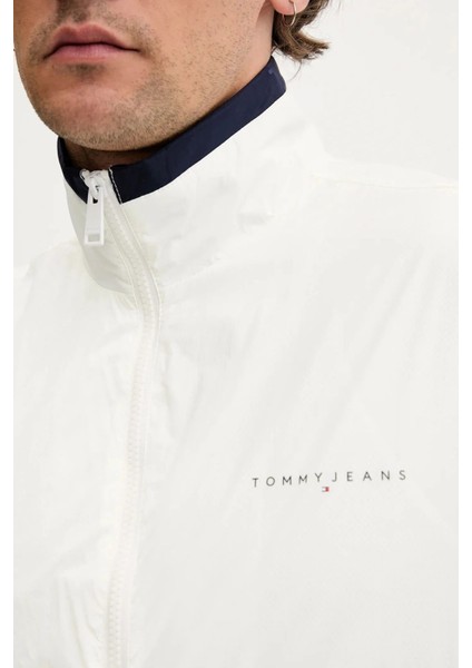 Tjm Lw Essentıal Jacket Erkek Beyaz Ceket DM0DM21667YBL