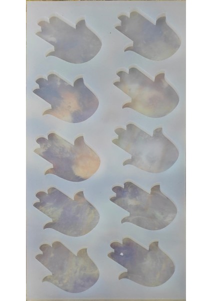 10'lu Fatma Eli Epoksi Magnet Silikon Kalıp - Kod:İnci fiyatları