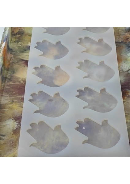 10'lu Fatma Eli Epoksi Magnet Silikon Kalıp - Kod:İnci indirimleri