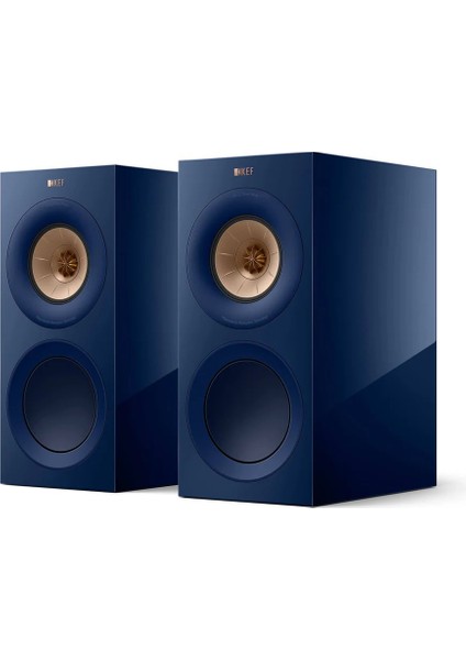 Meta R3 Raf Tipi Hi-Fi Pasif Hoparlör - Çift Parlak Mavi