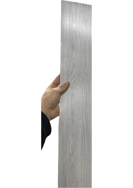 NWYP02 Açık Gri Budaklı Yapışkanlı Ahşap Pvc Yer Döşeme Parkesi