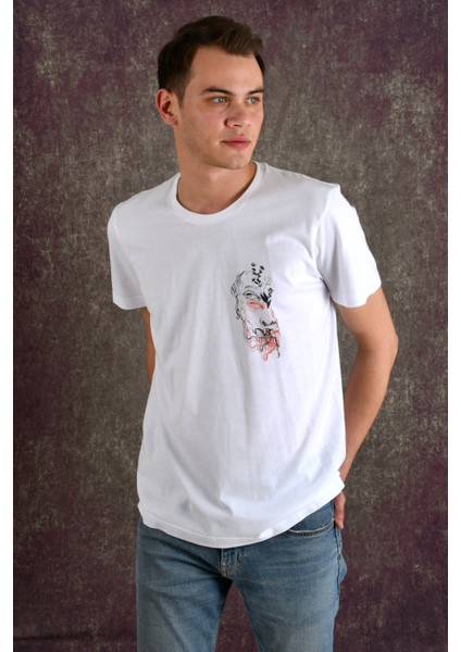 Halfface Pocket Erkek Baskılı T-Shirt indirimleri