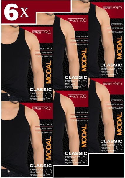 Tatkan - 6'lı - Askılı Penye Modal Classıc Atlet fiyatları