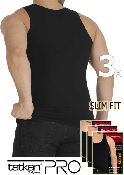 Tatkan - 6'lı - Askılı Penye Modal Classıc Atlet indirimleri