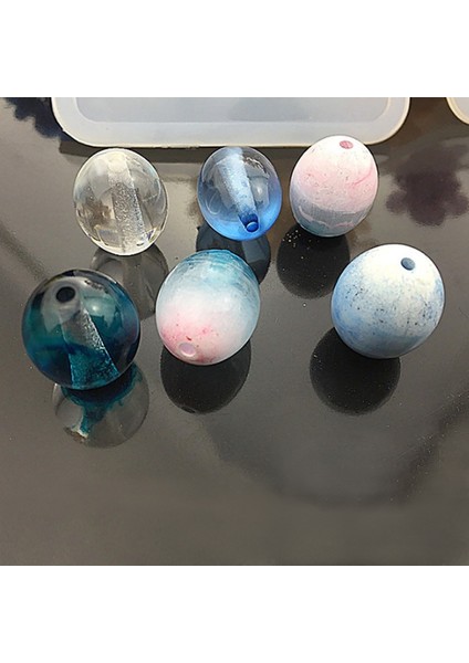 Arpa Boncuk Tesbih Kalıbı Model 12 mm Kehribar Model Epoksi Kalıp -KOD:162