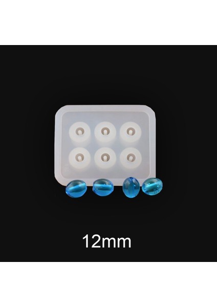 Arpa Boncuk Tesbih Kalıbı Model 12 mm Kehribar Model Epoksi Kalıp -KOD:162