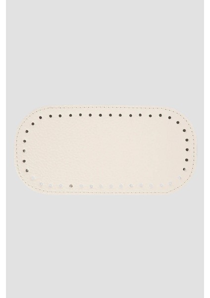 Çanta Tabanı 20X10 cm Oval Krem
