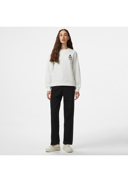 Sports Club Kadın Beyaz Sweatshirt.1 modelleri