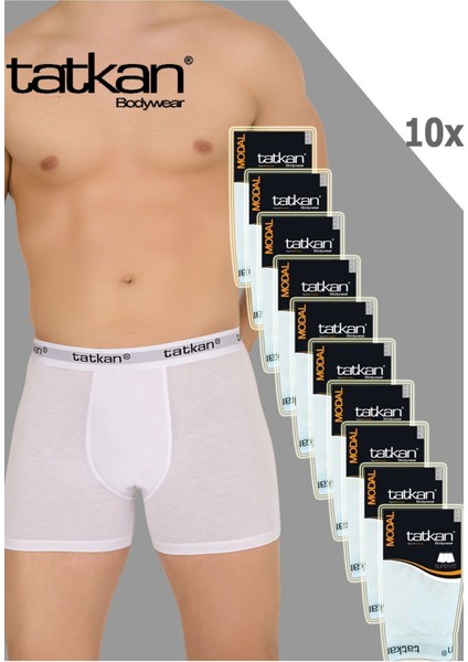 Tatkan 10'lu Erkek Penye Modal Boxershort