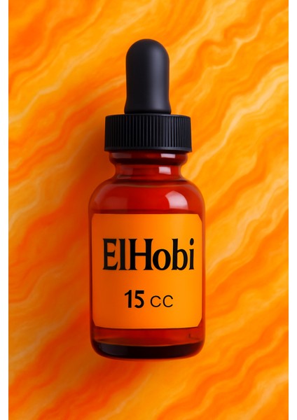 Alkol Bazlı Mürekkep Boya 15 cc - Turuncu Ebru Pigment