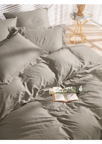 Çizgili Desenli Cotton Nevresim Takımı 150X220 fırsatları