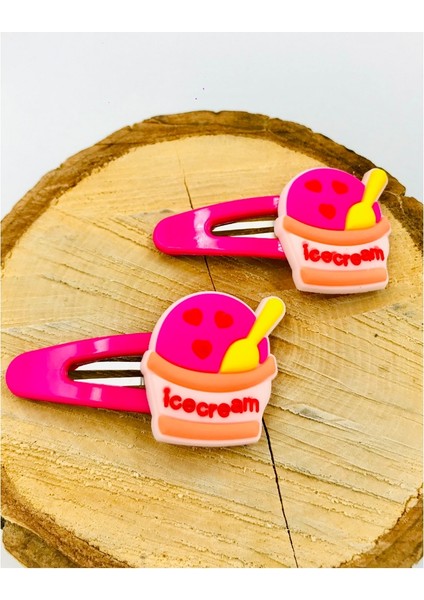 2 Li Figürlü Renkli Lüks Çıt Çıt Toka