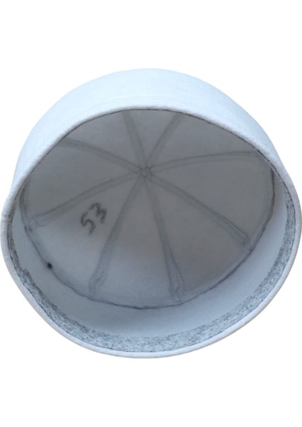 Takke,beyaz Takke,kalıplı Takke,şapka, Keçe Takke,el Yapımı Takke T125 fırsatları