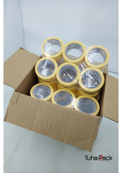 Maskeleme Bandı 48MM x 30M Krem (36 Adet) (Kağıt Bant) - Oto Boya, Fırın ve Dekorasyon Bandı fırsatları