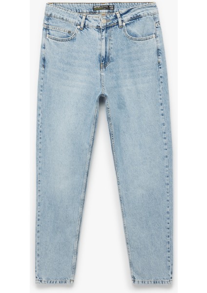 Normal Bel Pamuklu Tapered Fit Jean Pantolon - Joe Jean