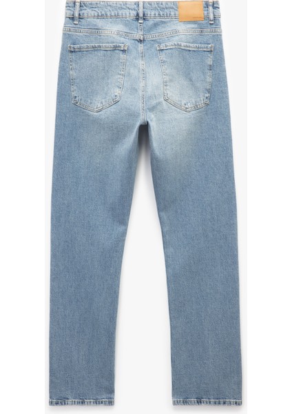 Normal Bel Straight Fit Jean Pantolon - Mark Jean indirimleri
