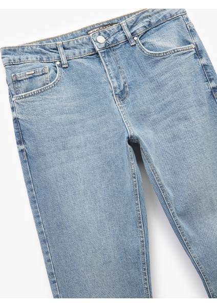 Normal Bel Straight Fit Jean Pantolon - Mark Jean