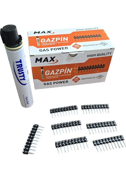 Beton Çivisi ve Gaz Tüpü 1 Kutu (1000ADET)