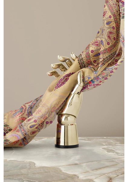 Twill Ipek Eşarp Bej fırsatları