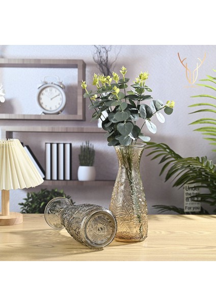 Çam Dalı Scandinavian Sarı Vazo - 22,5 cm