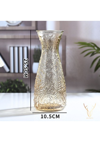 Çam Dalı Scandinavian Sarı Vazo - 22,5 cm fiyatları