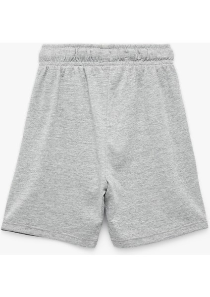 Pamuklu Beli Bağlamalı 2'li Basic Şort Seti modelleri