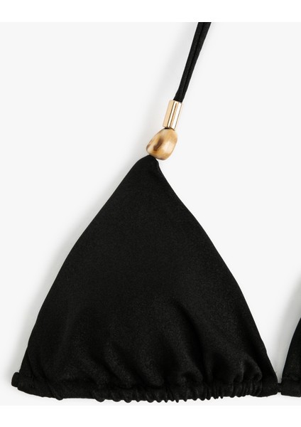 Aksesuarlı Üçgen Bikini Üstü fiyatları