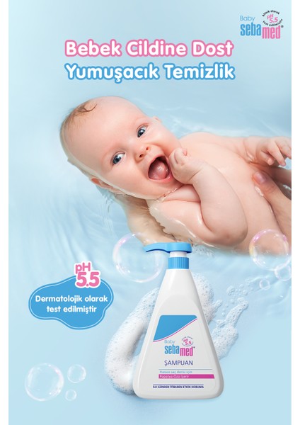 Baby pH 5.5 Goz Yakmayan Formul Nemlendırıcı Etkılı Papatya Ozutlu Bebek Şampuanı 500 ml