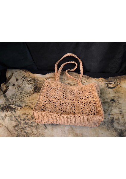 El Yapımı Hasır Plaj Günlük Çant modelleri