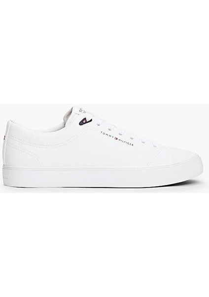 Th Hı Vulc Core Low Lth Iı Ess Erkek Beyaz Sneaker FM0FM05511YBS