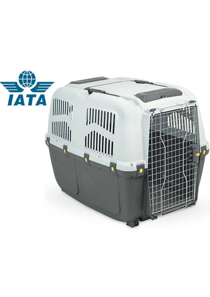 Skudo-8 Iata Tekerleksiz Plastik Kedi ve Köpek Taşıma Kafesi 118X81X88 cm
