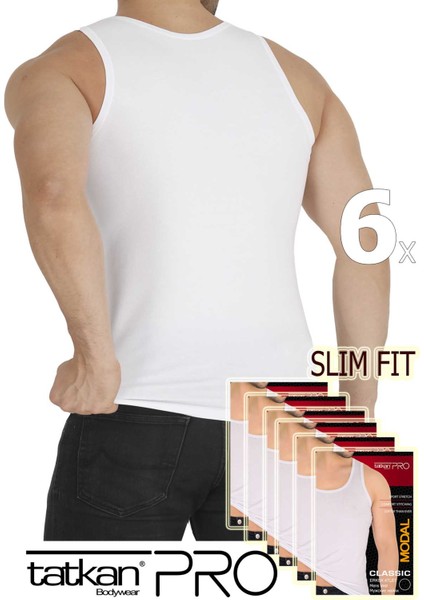 Tatkan - 6'lı - Askılı Penye Modal Classıc Atlet modelleri