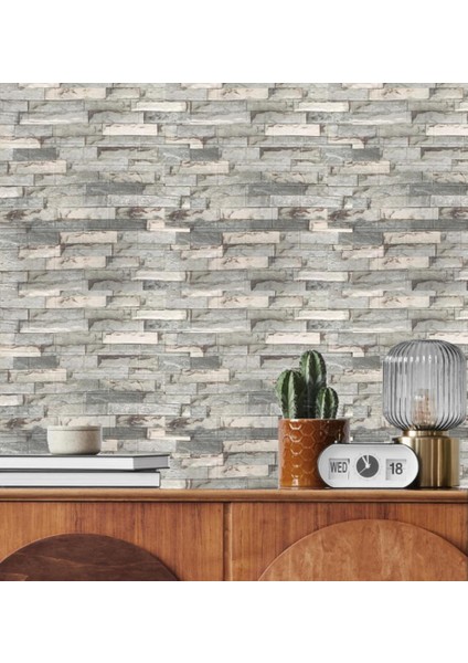70X38CM (0,26M2) Ofis Salon Oda Antre Mutfak 3D Kendinden Yapışkanlı Duvar Kağıdı Paneli NW117 modelleri