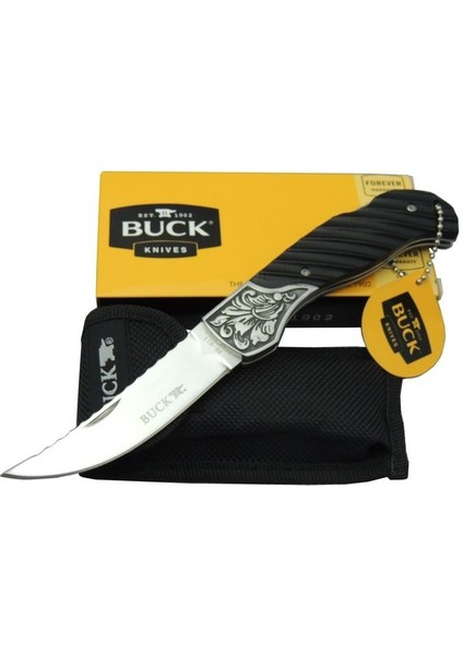 Buck Knives BK-013BK Kamp Çakı 20,5 cm - Kılıflı, Kutulu
